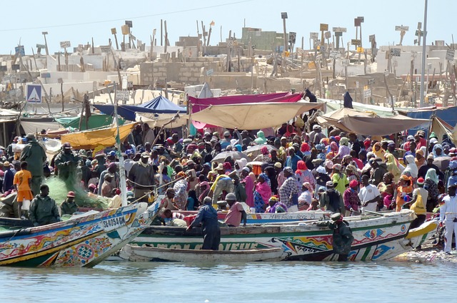 Senegal vakantie Saint Louis markt